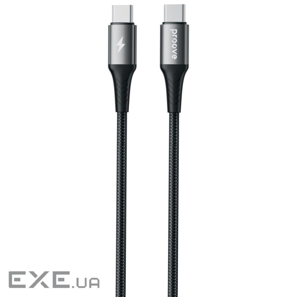 Кабель Proove WireX Pro Type-C to Type-C 100W (1.5m) black (CCWX11002201)