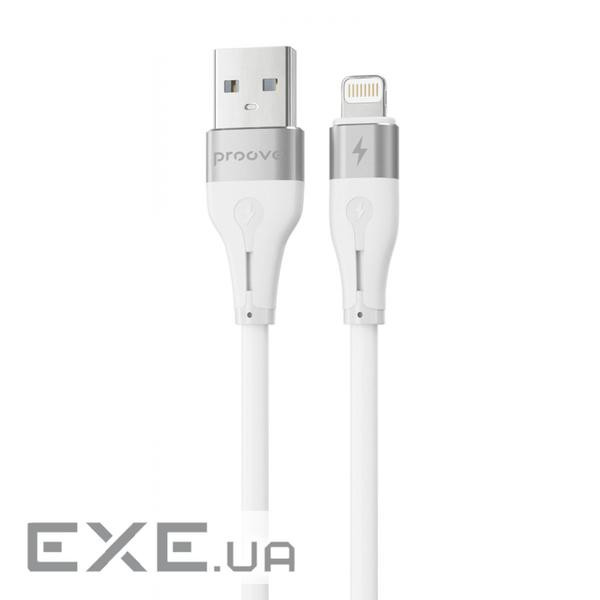 Кабель Proove Soft Silicone Lightning 2.4A (1m) white (CCSO20001102)