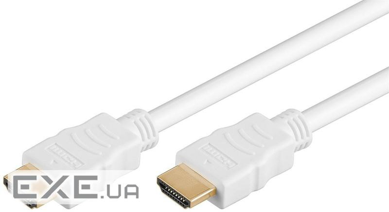 Кабель монітора-сигнальний Goobay HDMI M/M 0.5m, HS+HEC+ARC 4K@30Hz (75.06.9124-50)