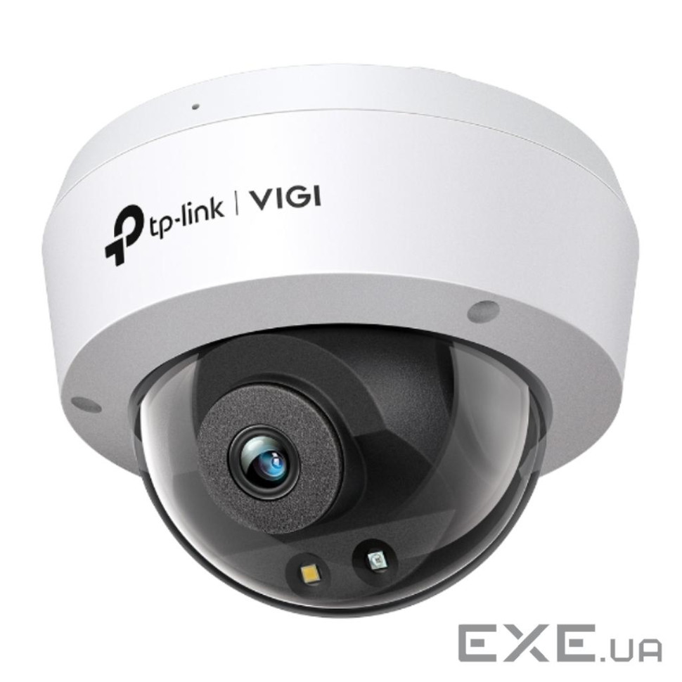 IP-Камера TP-LINK VIGI C250-2.8, PoE, 5Мп, 2,8 мм, H265+, IP66, Dome, кольорове ніч (,VIGI-C250-2.8)