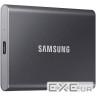 Зовнішній твердотільний накопичувач Samsung T7 1TB Titan Gray (MU-PC1T0T/WW)