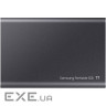 Зовнішній твердотільний накопичувач Samsung T7 1TB Titan Gray (MU-PC1T0T/WW)