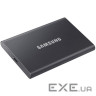 Зовнішній твердотільний накопичувач Samsung T7 1TB Titan Gray (MU-PC1T0T/WW)