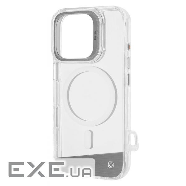 Чохол Kajsa Aluminium Shield with Magnetic Ring iPhone 16 Pro silver (59662 silver)