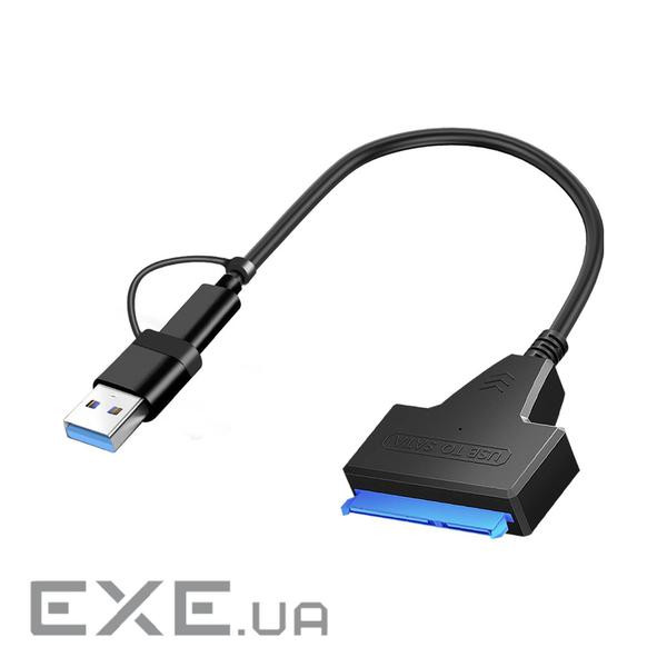 Адаптер Dynamode для підключення HDD 2,5" SATA II/III / SSD до портів USB 3.0 Type-A (DM-AD-SATA-U3 USB 3.0 Type-A (DM-A