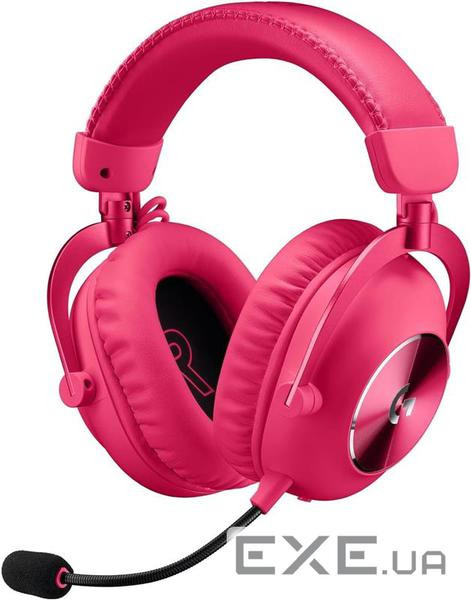 Навушники Logitech G Pro X 2 Lightspeed Wireless Magenta (981-001275)