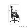 Крісло ігрове GT Racer X-2323 Black/Red