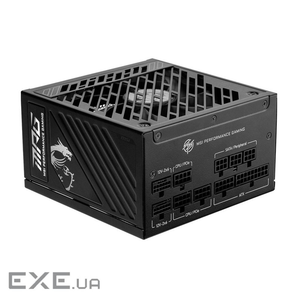 Блок живлення MSI 1000W (MPG A1000G PCIE5)