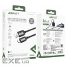 Дата кабель USB 2.0 AM to USB-C 1.2m 3.0A 18W aluminum alloy Black Acefast (6974316283782)