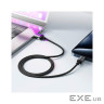Дата кабель USB 2.0 AM to USB-C 1.2m 3.0A 18W aluminum alloy Black Acefast (6974316283782)
