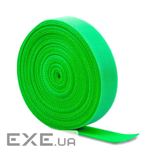 Стяжки на липучці ширина 15мм, рулон 45м, зелені, ціна за рулон (ZD-005 15мм зелені) )