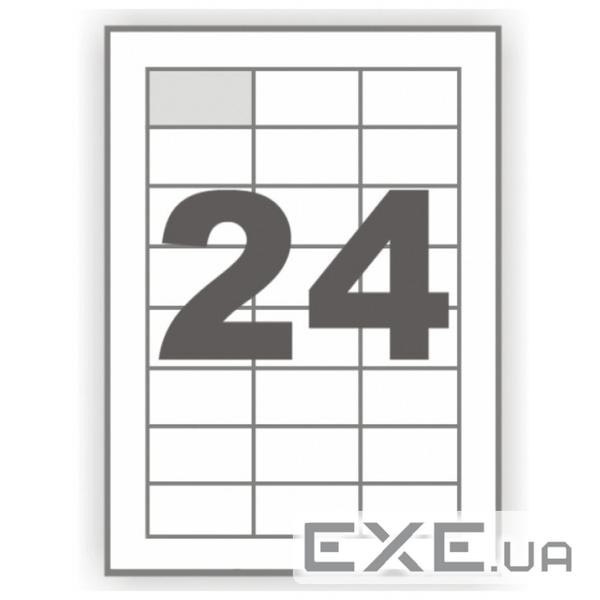 Етикетка самоклеюча Tama 70х37 (24 на листі ) с/кл (100листів) (17805)