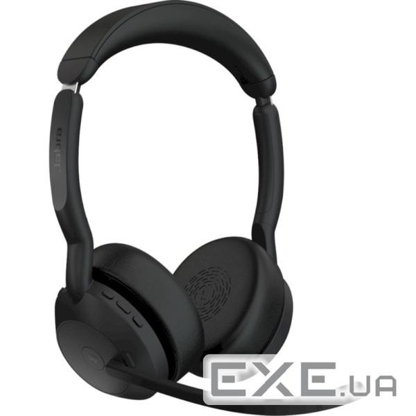 Безпровідна гарнітура JABRA Evolve2 55 Link380a MS Stere (Evolve2 55, Link380a MS Stereo Bluetooth)