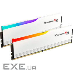 Модуль пам'яті G.SKILL Ripjaws M5 RGB Matte White DDR5 6400MHz 96GB Kit 2x (F5-6400J3239F48GX2-RM5RW)