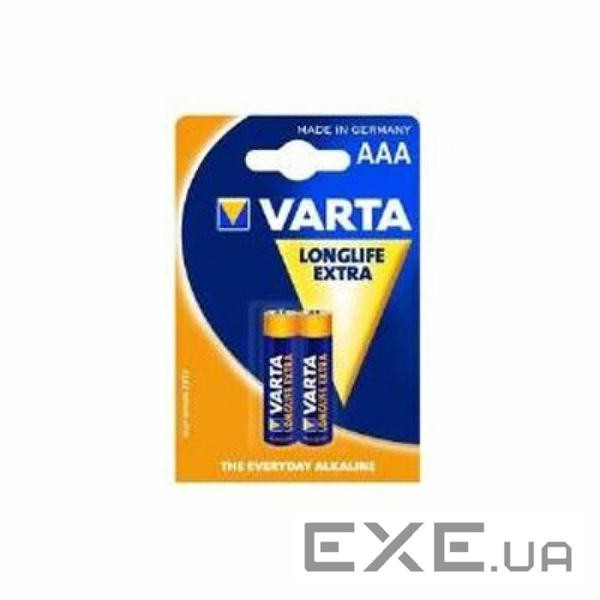 Батарейка Varta AAA Longlife лужна * 2 (04103101412)