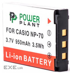 Акумулятор до фото / відео PowerPlant Casio NP-70 (DV00DV1241) (PowerPlantDV00DV1241)