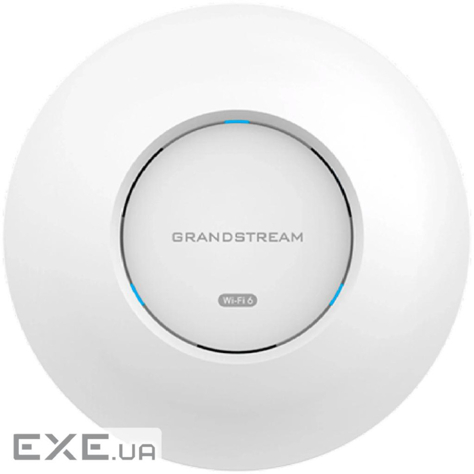 Grandstream GWN7660E, Indoor AX3000 Wi-Fi 6 Access Point, 2x2:2 2.4G, 3x3:2 5G, 1x GbE, PoE, up to 1