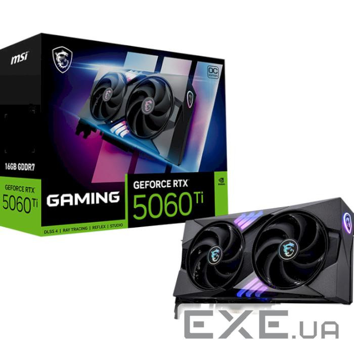 Відеокарта MSI GeForce RTX 5060 Ti 16G Gaming OC