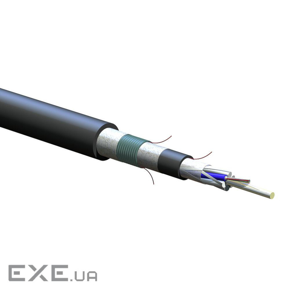 ВО кабель універс., U-DQ(ZN)H(SR)H 1x12 E9 OS2 LT 2.3, політуб, гофр. броня, в под (012ERV-T3122H2G) (012ERV-T3122H2G)
