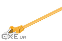 Патч-корд фольгований RJ45 FTP5e 0.5m, patch AWG26 D = 5.5mm Gold Protect, жовтий (75.05.0164-10)