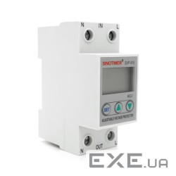 Захисне реле з контролем напруги SVP-915, 80A, 220В, на DIN-рейку, 35х65х85 мм (SVP-915-80A)