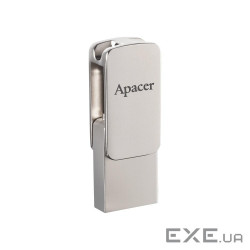 флеш-драйв APACER AH181 64GB Type-C Mobile USB 3.2 Срібний (AP64GAH181S-1)