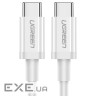Дата кабель USB-C to USB-C 1.0m US264 ABS Shell White Ugreen (60518)