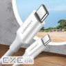 Дата кабель USB-C to USB-C 1.0m US264 ABS Shell White Ugreen (60518)
