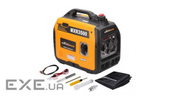 Генератор інверторний БЕНЗИНОВИЙ MXR3500 (3 kW), однофазний, 220V, 50Hz, об&apos,єм бака 4л, ручний