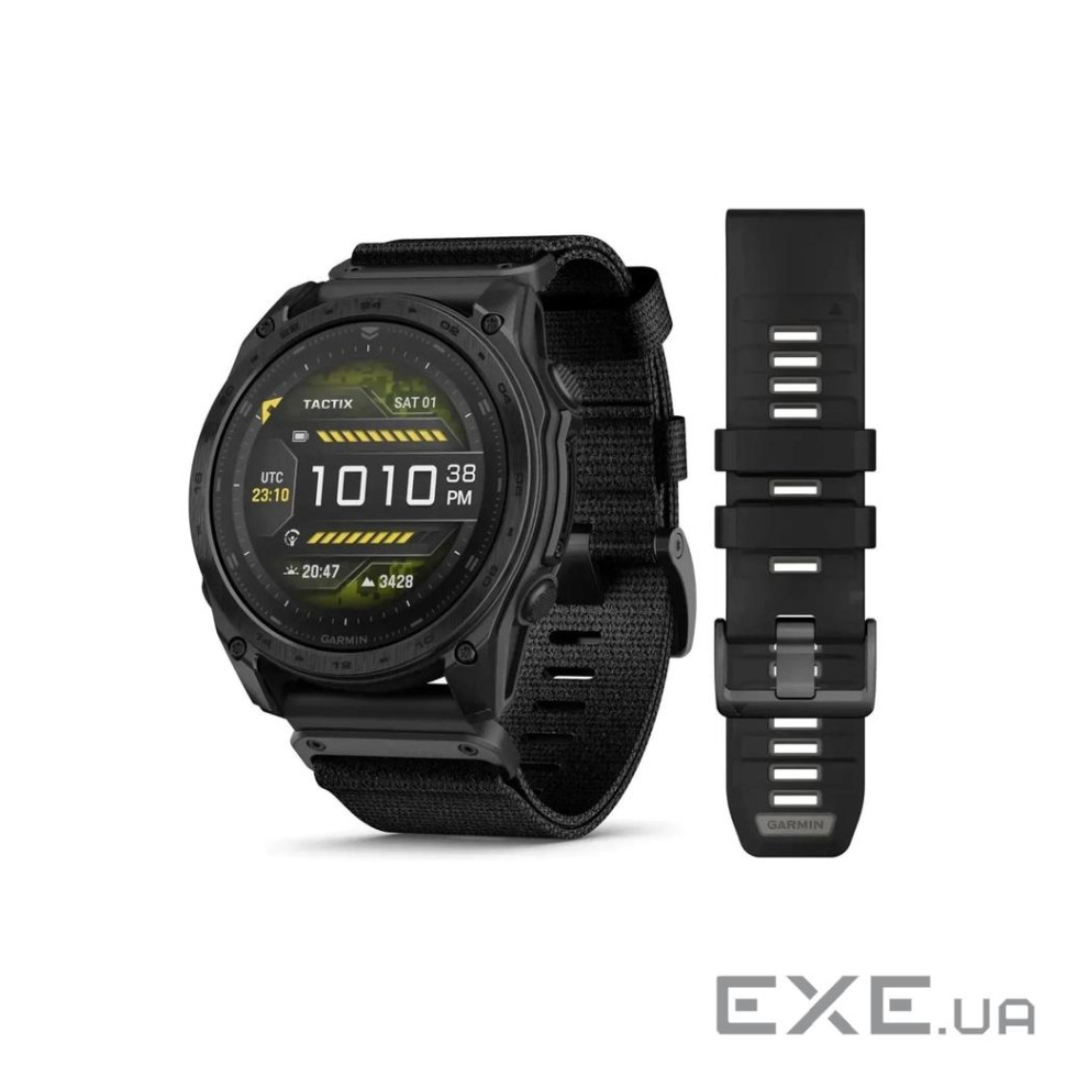 Смарт-годинник Garmin Tactix 8 Standard, AMOLED 51mm, GPS смарт-годинник (010-03406-01)