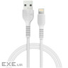 Кабель ACCLAB AL-CBCOLOR-L1WT USB - Lightning (M/M), 1.2 м , White (1283126518225)