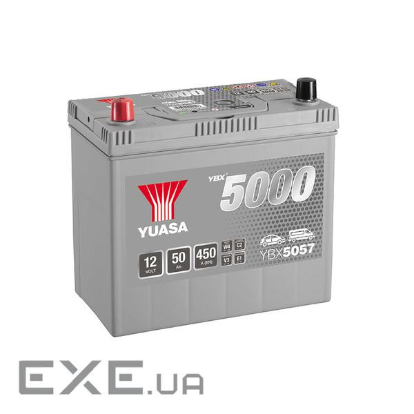 Акумулятор автомобільний Yuasa 12V 50Ah Silver High Performance Battery (YBX5057)