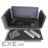 Шафа настінна Hypernet 4U 19" 600x350 (WMNC-350-4U-FLAT-BLACK)