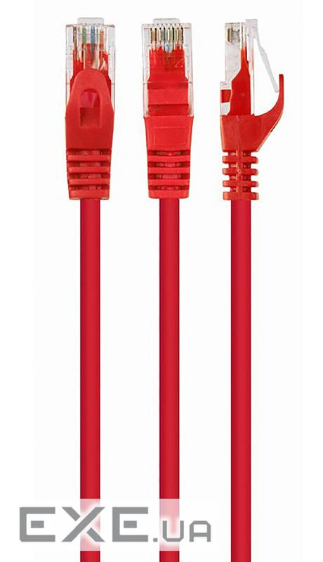 Патчкорд UTP Cat.5e (2м червоний ), CU (PAUT3200-CU-RD)