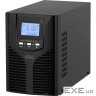 ДБЖ безперервної дії (Online) 2E OD1000, 1000VA/900W, LCD, USB, USB, 2xSchuko (2E-OD1000)