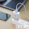 Зарядний пристрій HOCO C12Q Smart USB QC3.0 + cable USB to USB-C 18W White (6931474716309)