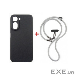 Чохол до мобільного телефона Dengos Case + Cross-body Strap Xiaomi Redmi A7 Pro Blac (DG-KM-CCRB-51)