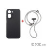 Чохол до мобільного телефона Dengos Case + Cross-body Strap Xiaomi Redmi A7 Pro Blac (DG-KM-CCRB-51)