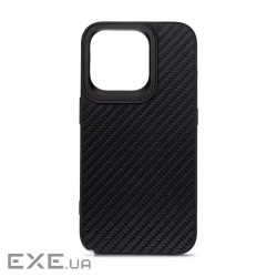 Чохол до мобільного телефона Harder Carbon Pattern Apple iPhone 15 Pro Black (ARM76777)