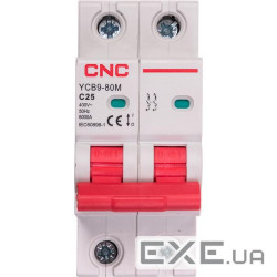 Модульний автоматичний вимикач CNC YCB9-80M 2P C25 6ka (NV821518)