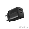 Зарядний пристрій AXAGON 1xUSB QC3.0 + 1xUSB-C PD20W black (ACU-PQ20)