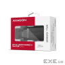 Зарядний пристрій AXAGON 1xUSB QC3.0 + 1xUSB-C PD20W black (ACU-PQ20)