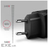 Зарядний пристрій AXAGON 1xUSB QC3.0 + 1xUSB-C PD20W black (ACU-PQ20)