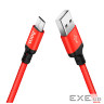 Дата кабель USB 2.0 AM to Micro 5P 1.0m X14 red HOCO (6957531062851)