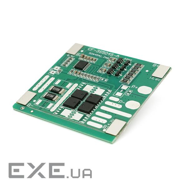 BMS плата Changfa Li-ion 12V 3S 12A, симетрія (CF-3S-12A) (CF-3S-12A)