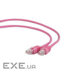 Патч-корд 1м Cablexpert UTP, розовый, 1 м, 6 cat. (PP6-1M/RO)