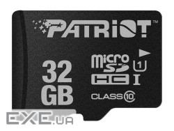 Карта пам'яті PATRIOT 32 GB microSDHC UHS-I LX Series (PSF32GMDC10)