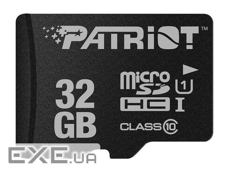 Карта пам'яті PATRIOT 32 GB microSDHC UHS-I LX Series (PSF32GMDC10)