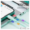 Дата кабель USB-C to Lightning 1.0m 3A purple Essager (EXCTL-CH05)