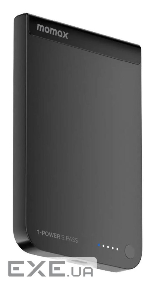 Портативний зарядний пристрій WRL 5000MAH BLACK IP161Q2D MOMAX